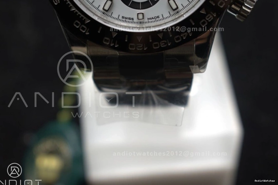 Daytona Bracelet Best White Case Dial Breathable SS 739 SH 116500 Edition ZF 904L and 1:1 1226